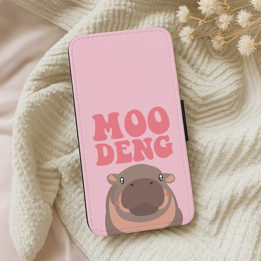 Moo Pink Wallet Phone Case
