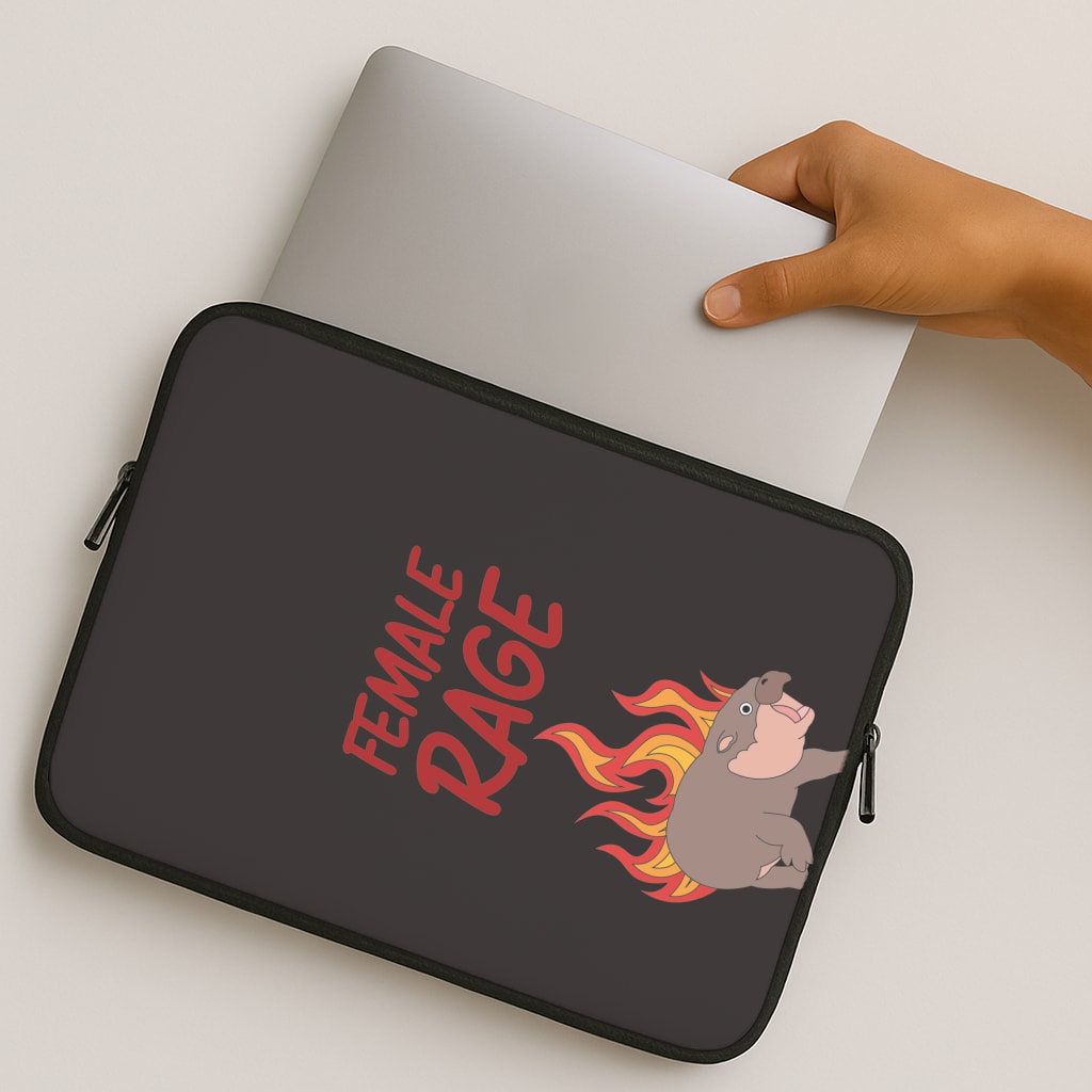 Female Rage MacBook Case
