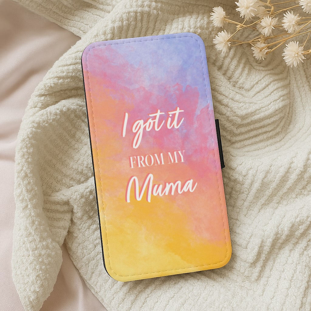I Got It From My Muma - Mother's Day Wallet Phone Case