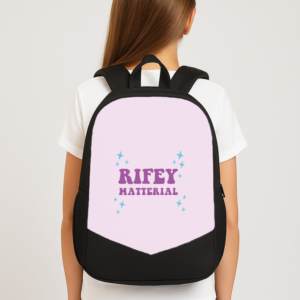 Rifey Material Large School Bag