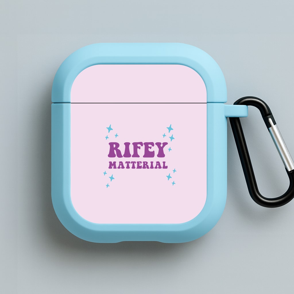Rifey Material Blue AirPods Case
