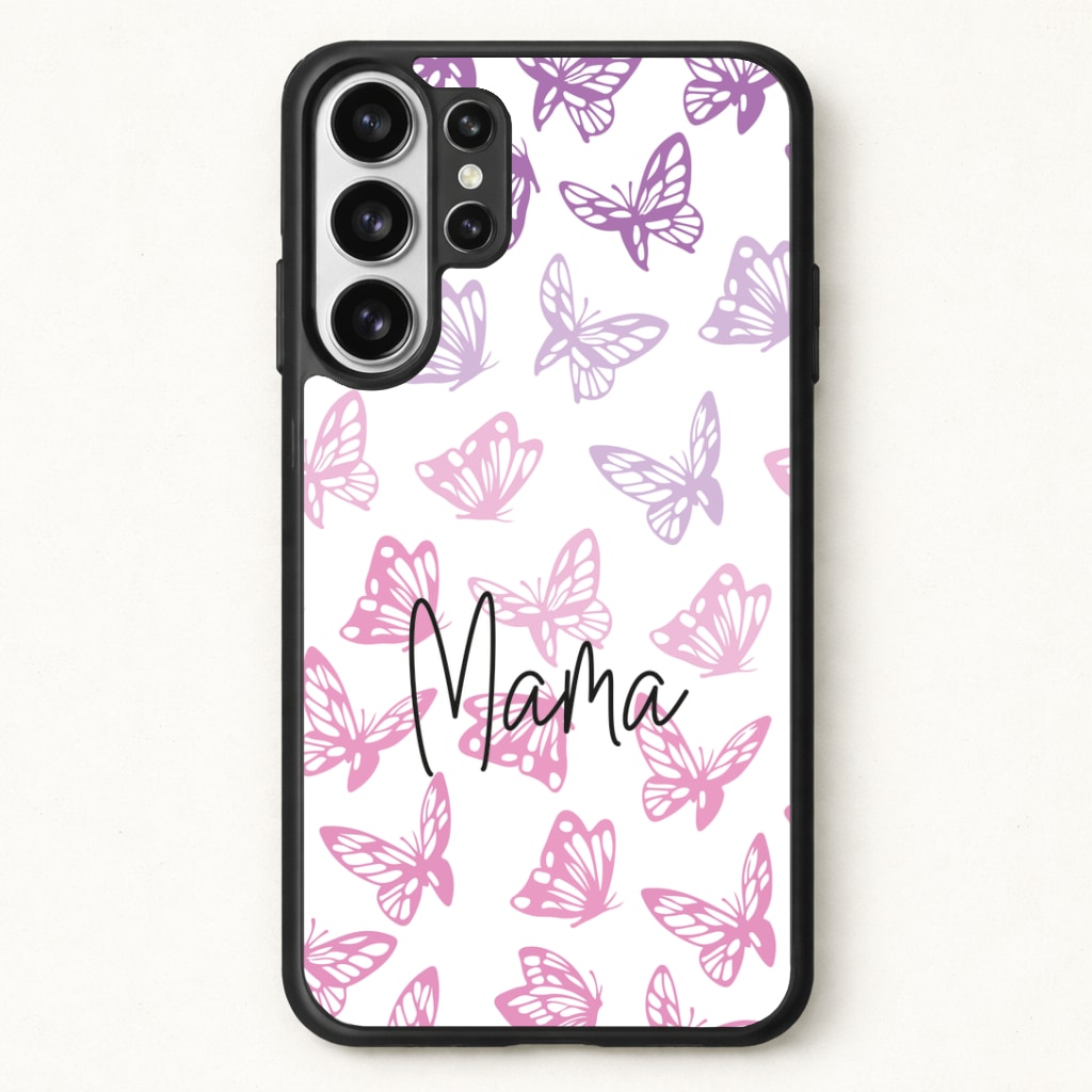 Mama Butterflies - Mother's Day Phone Case for Galaxy S26 Ultra