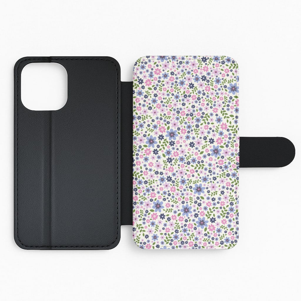 Floral Pattern - Floral Flip Phone Case