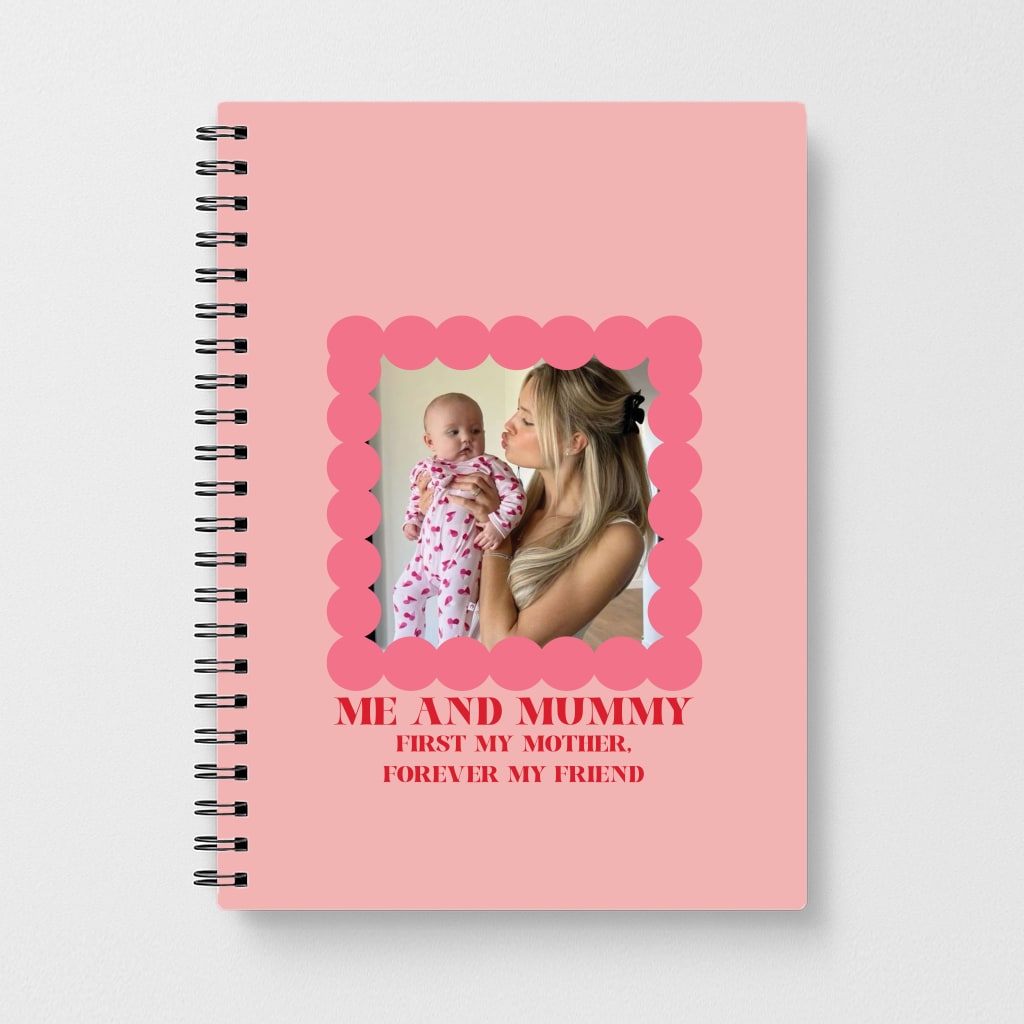 Me And Mummy - Personalised Mother's Day Notebook