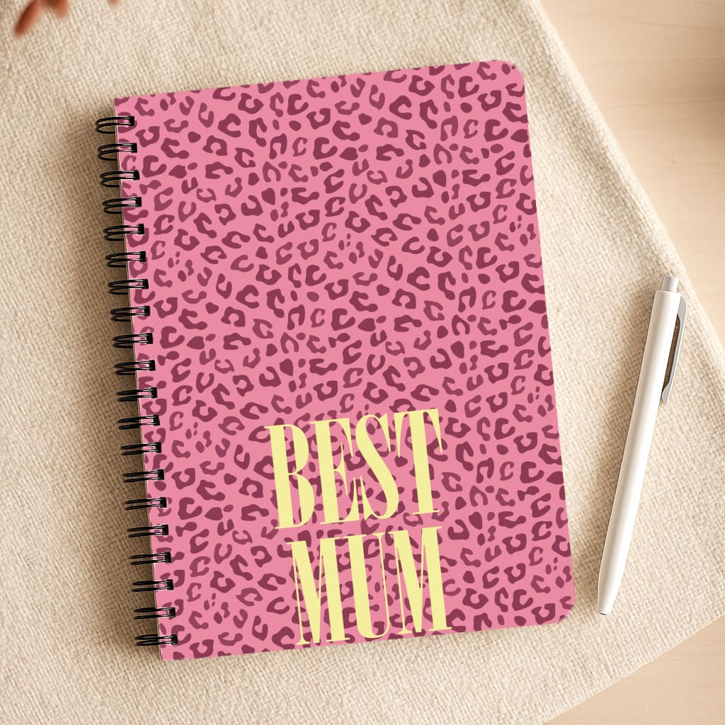 Best Mum Leopard Print Notepad