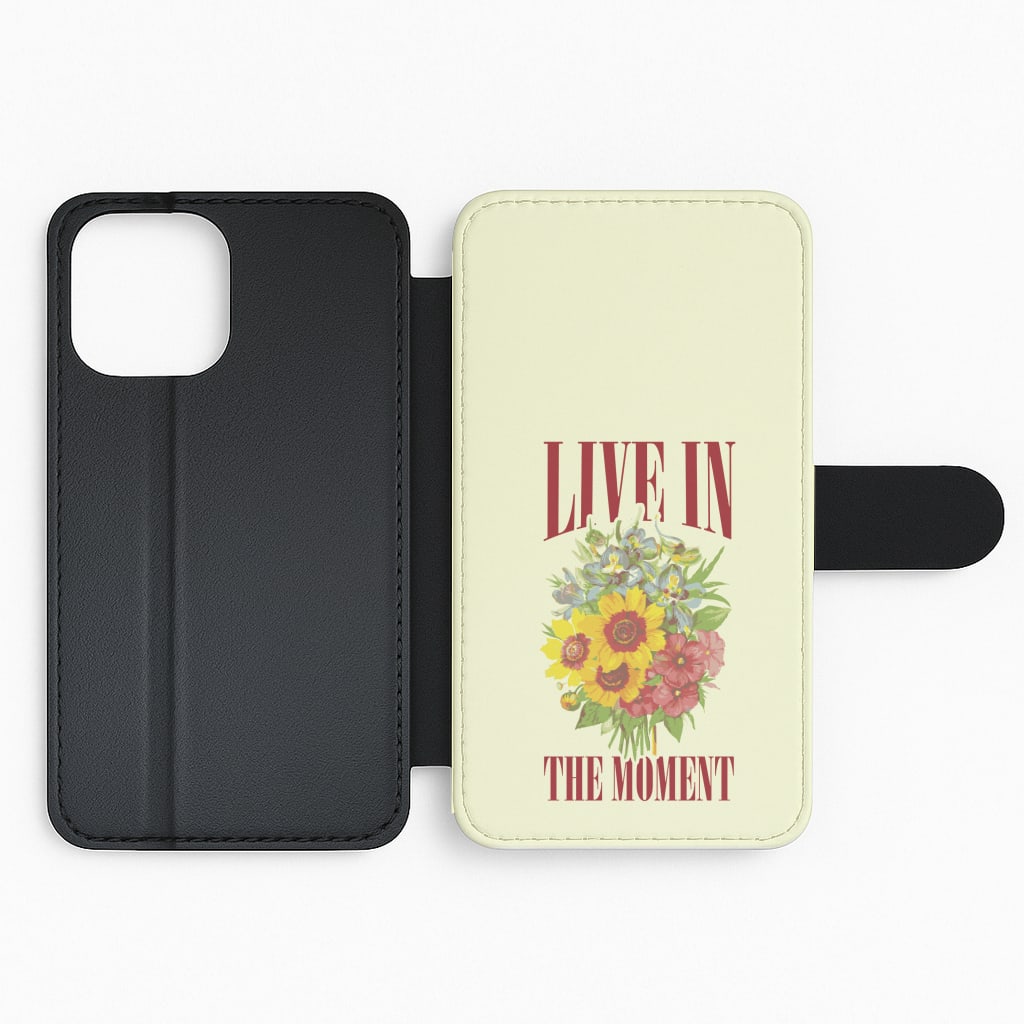 Live In The Moment Flip Phone Case