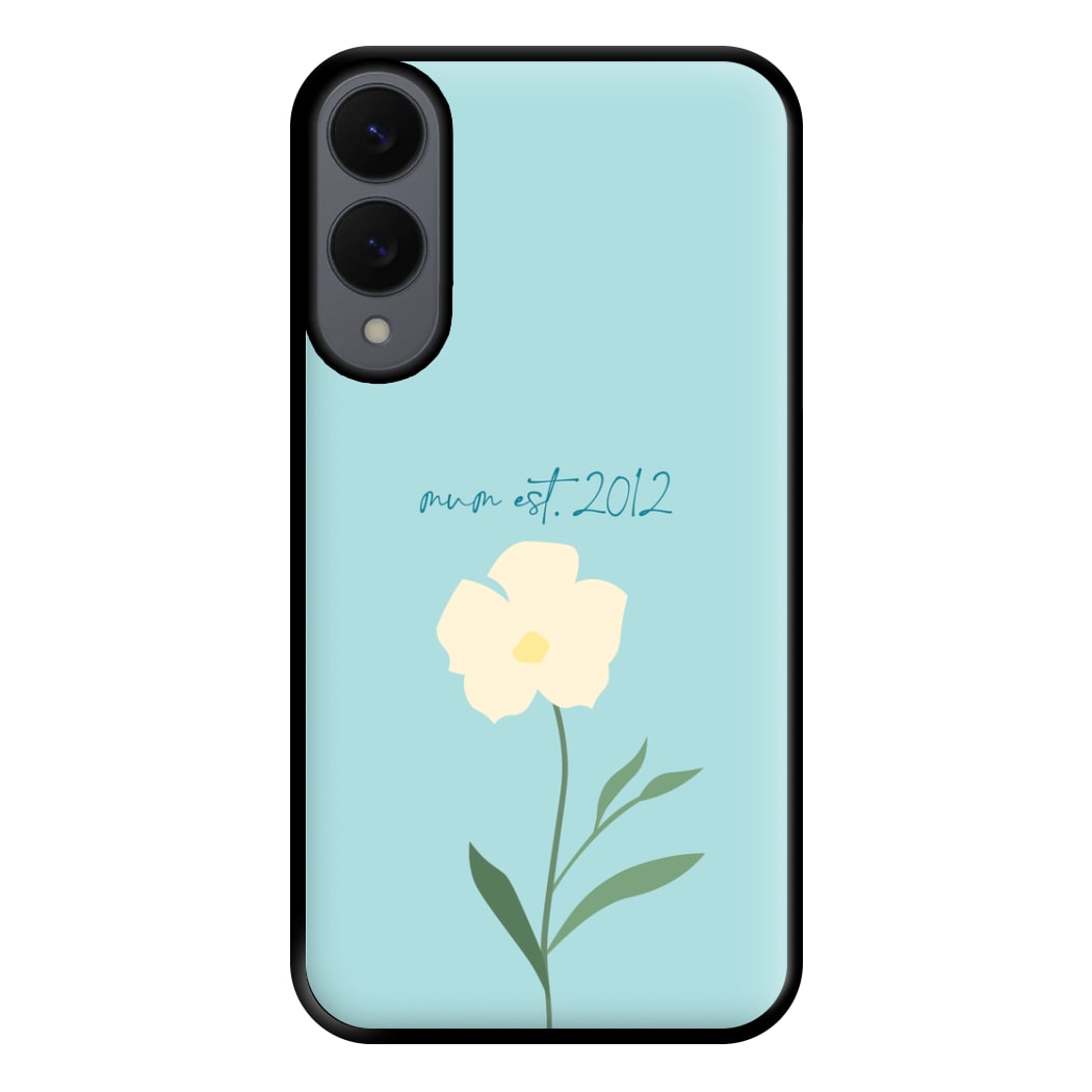 Baby Blue Mum Est Phone Case for Galaxy S25 Edge