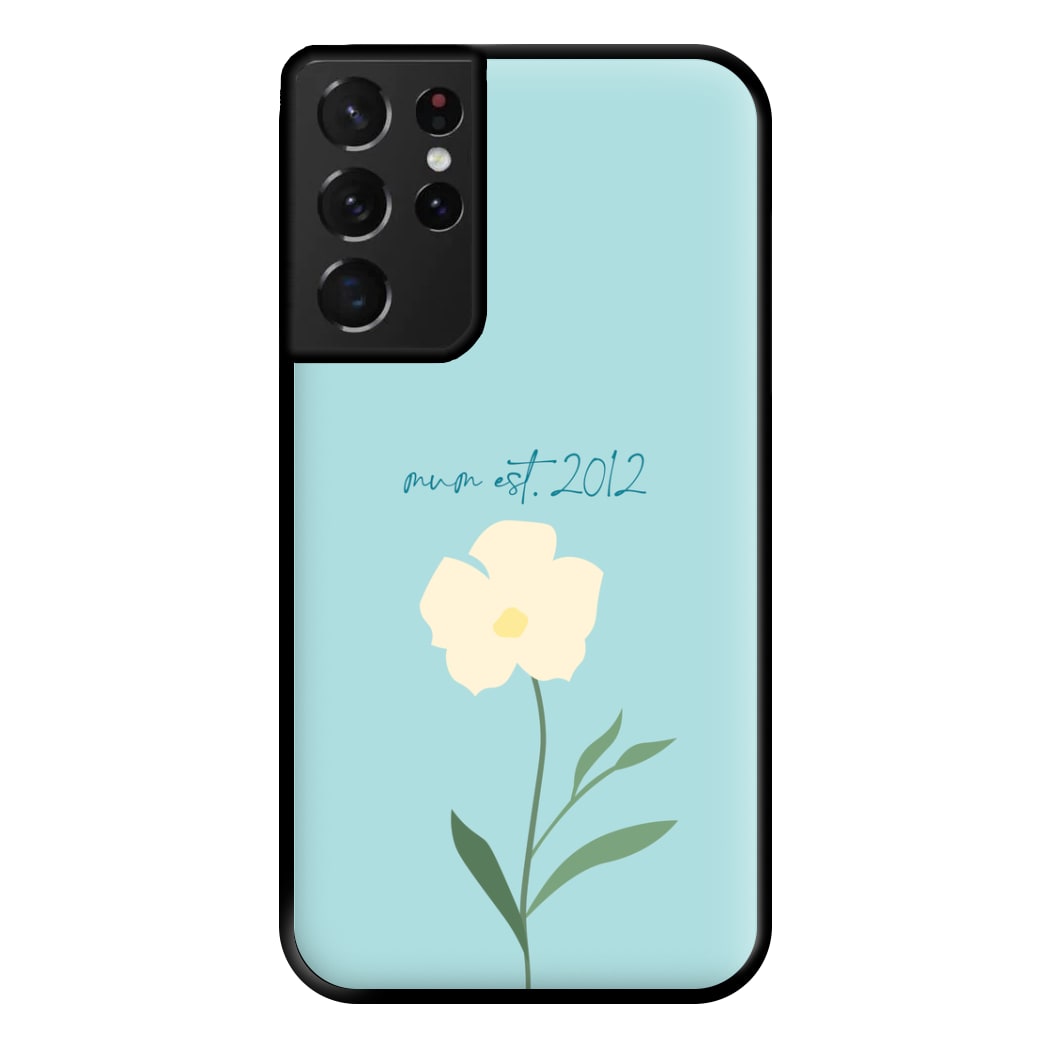 Baby Blue Mum Est Phone Case for Galaxy S21 Ultra