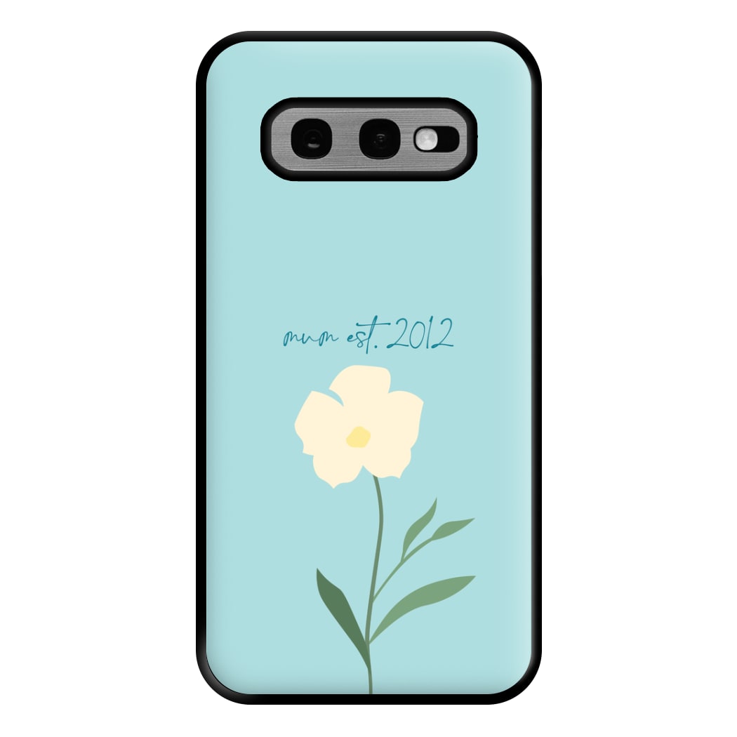 Baby Blue Mum Est Phone Case for Galaxy S10e