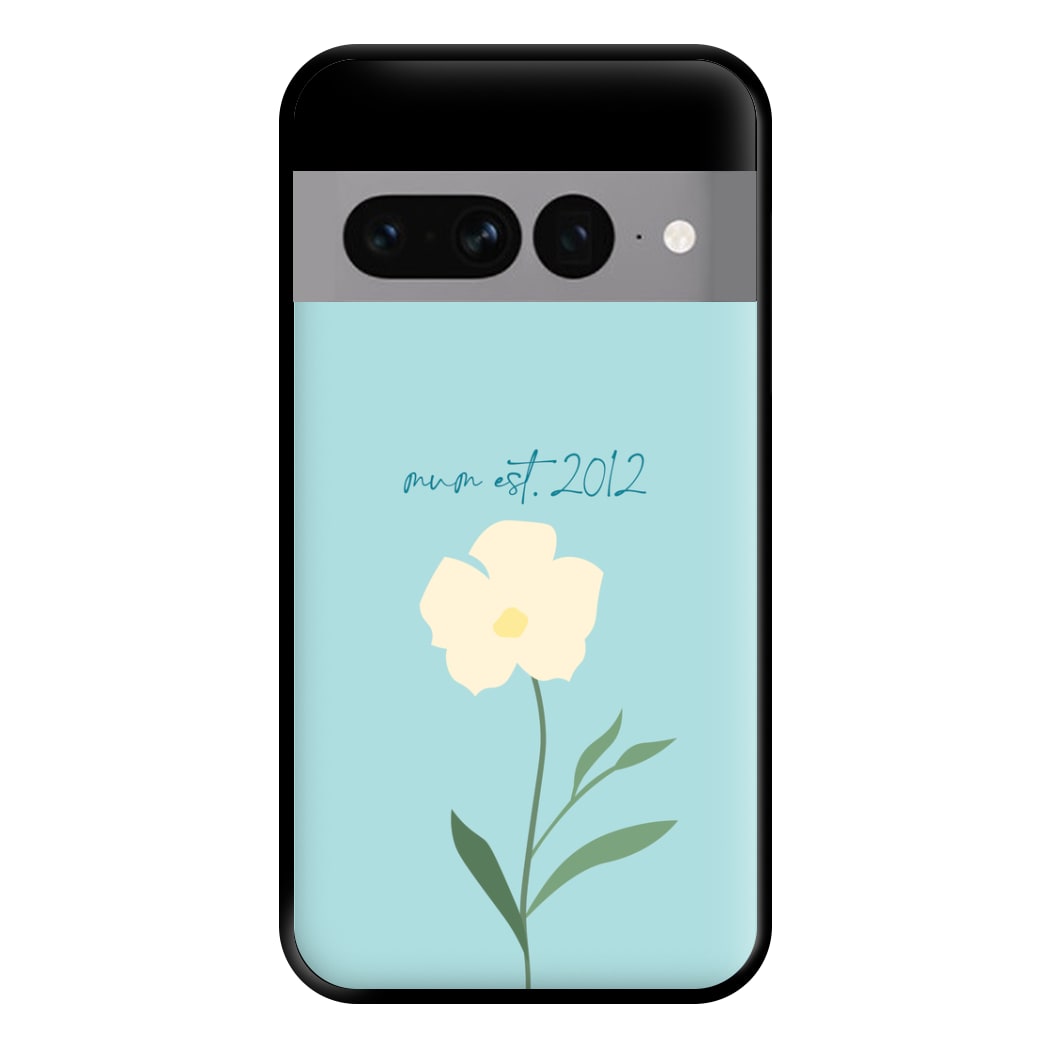 Baby Blue Mum Est Phone Case for Google Pixel 7 Pro