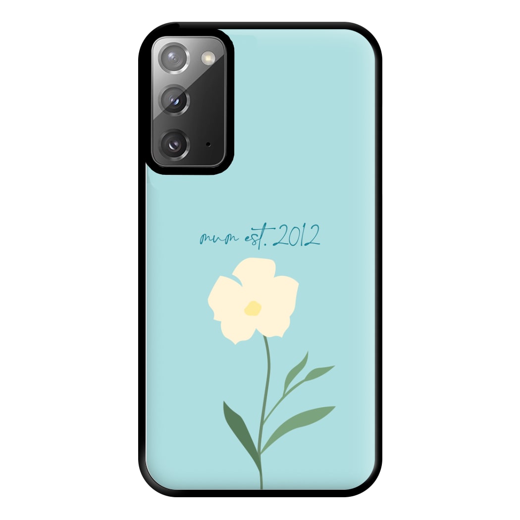 Baby Blue Mum Est Phone Case for Galaxy Note 20 Ultra