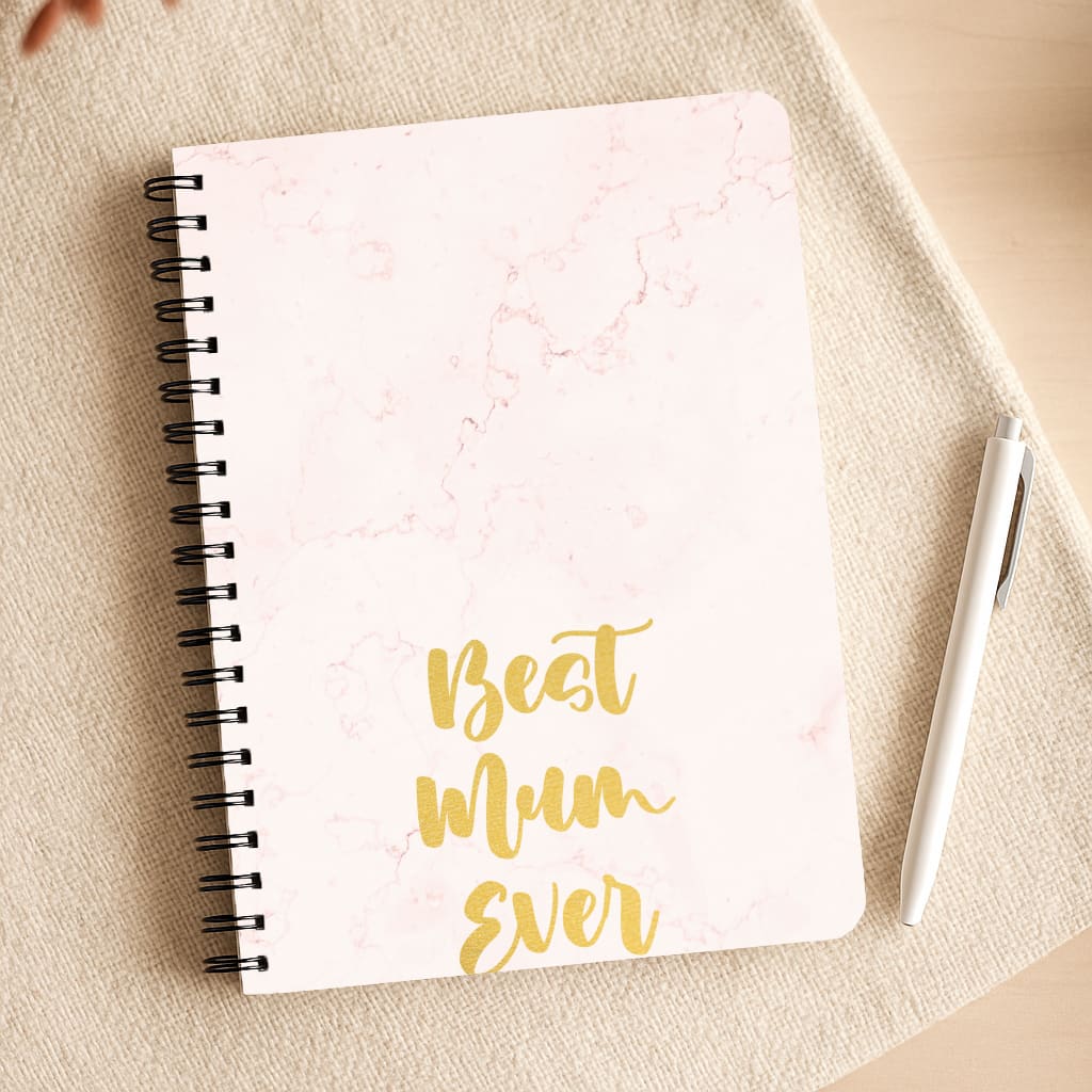 Golden Best Mum Ever Notepad