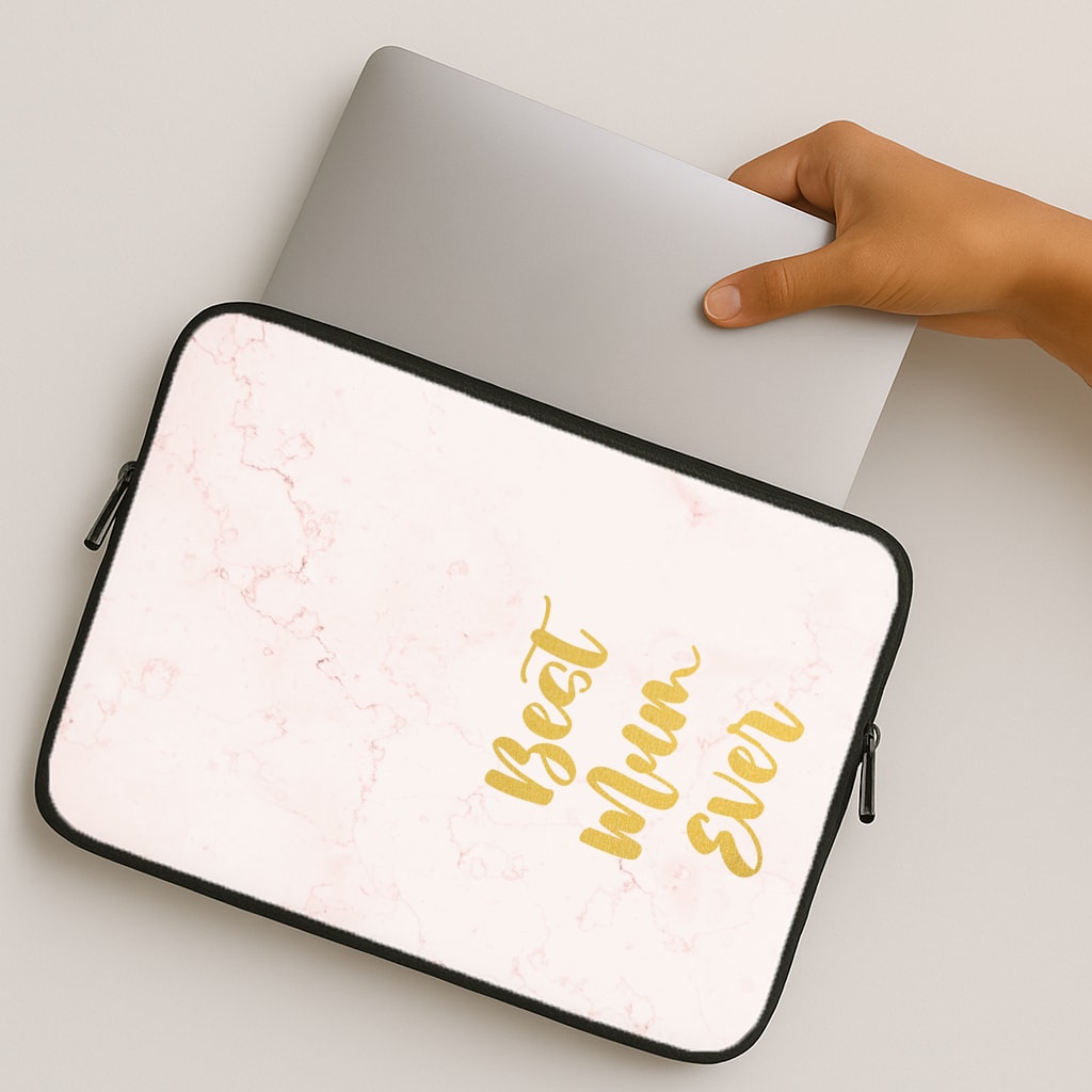 Golden Best Mum Ever MacBook Case