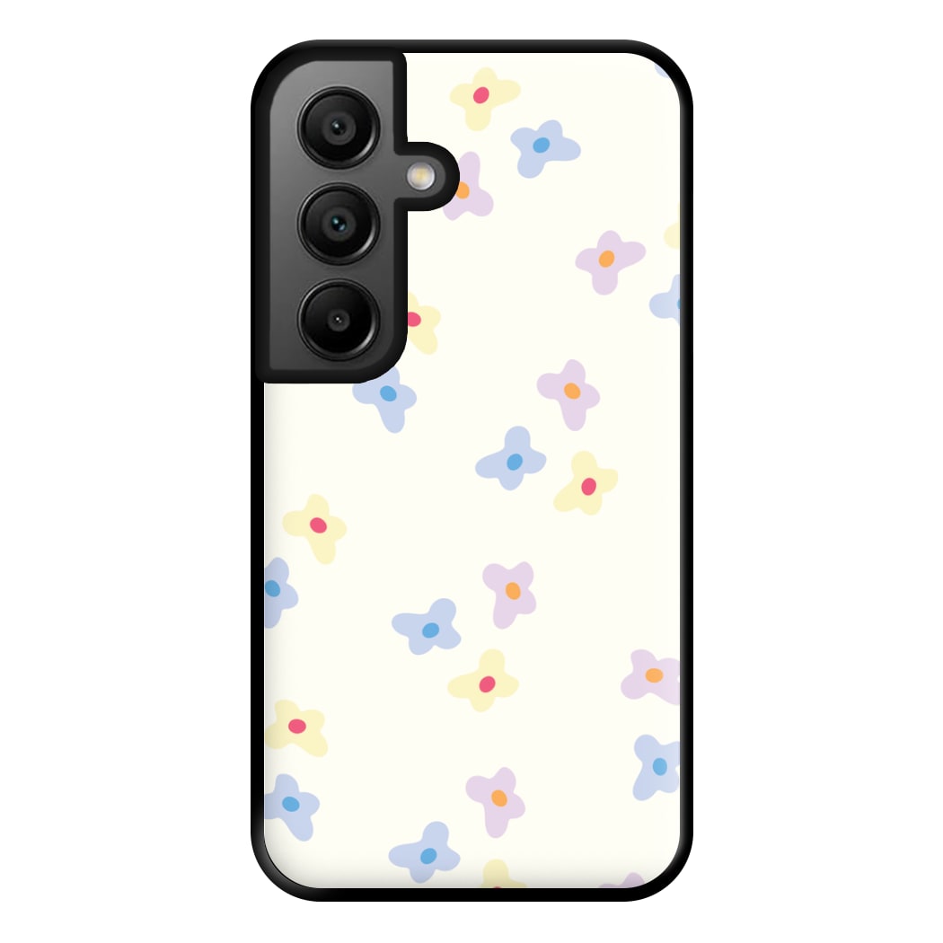 Pastel Flowers Pattern Phone Case for Galaxy A56