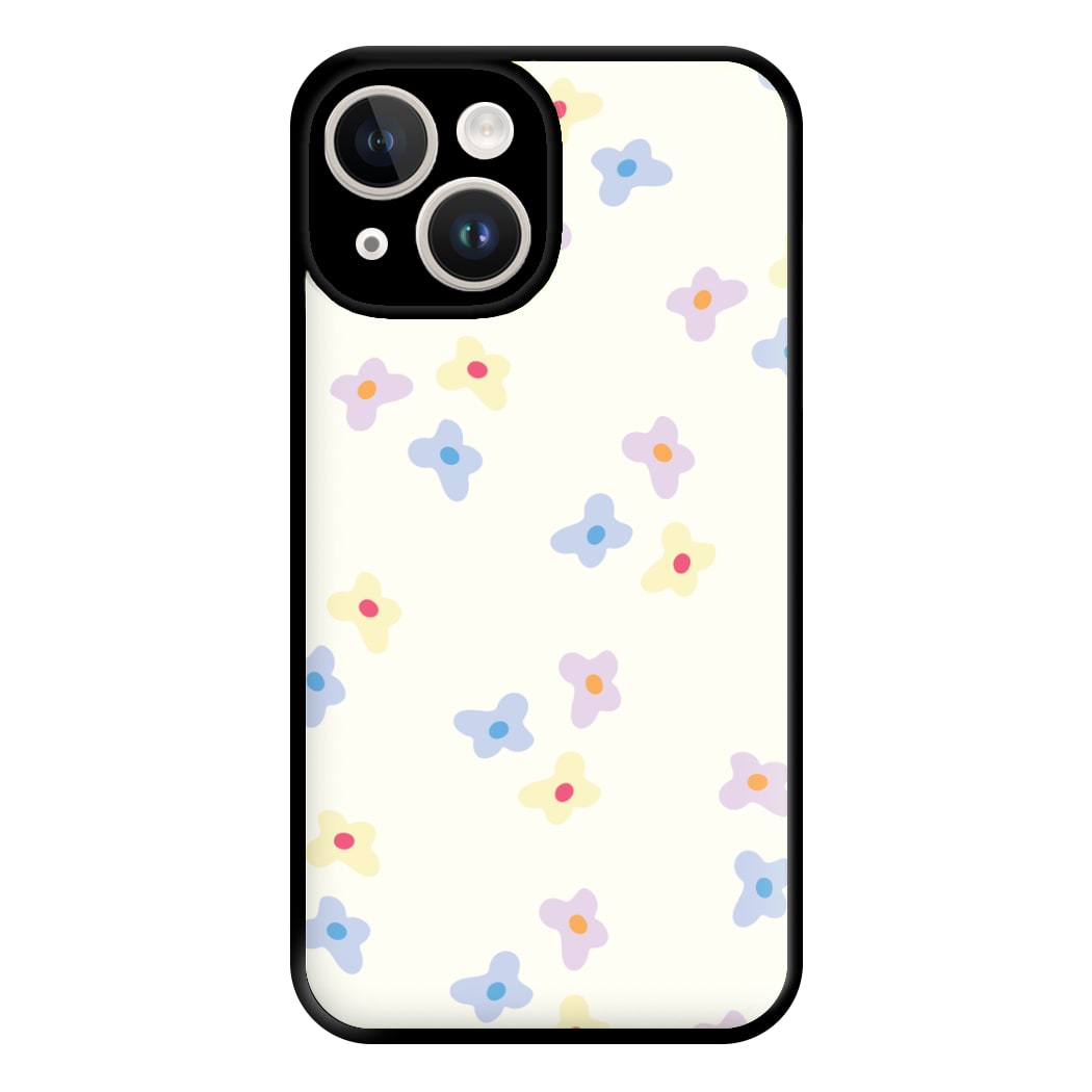 Pastel Flowers Pattern Phone Case for iPhone 14
