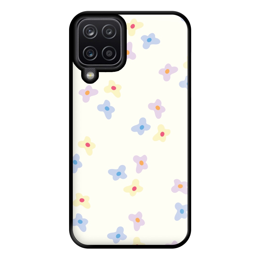 Pastel Flowers Pattern Phone Case for Galaxy A12