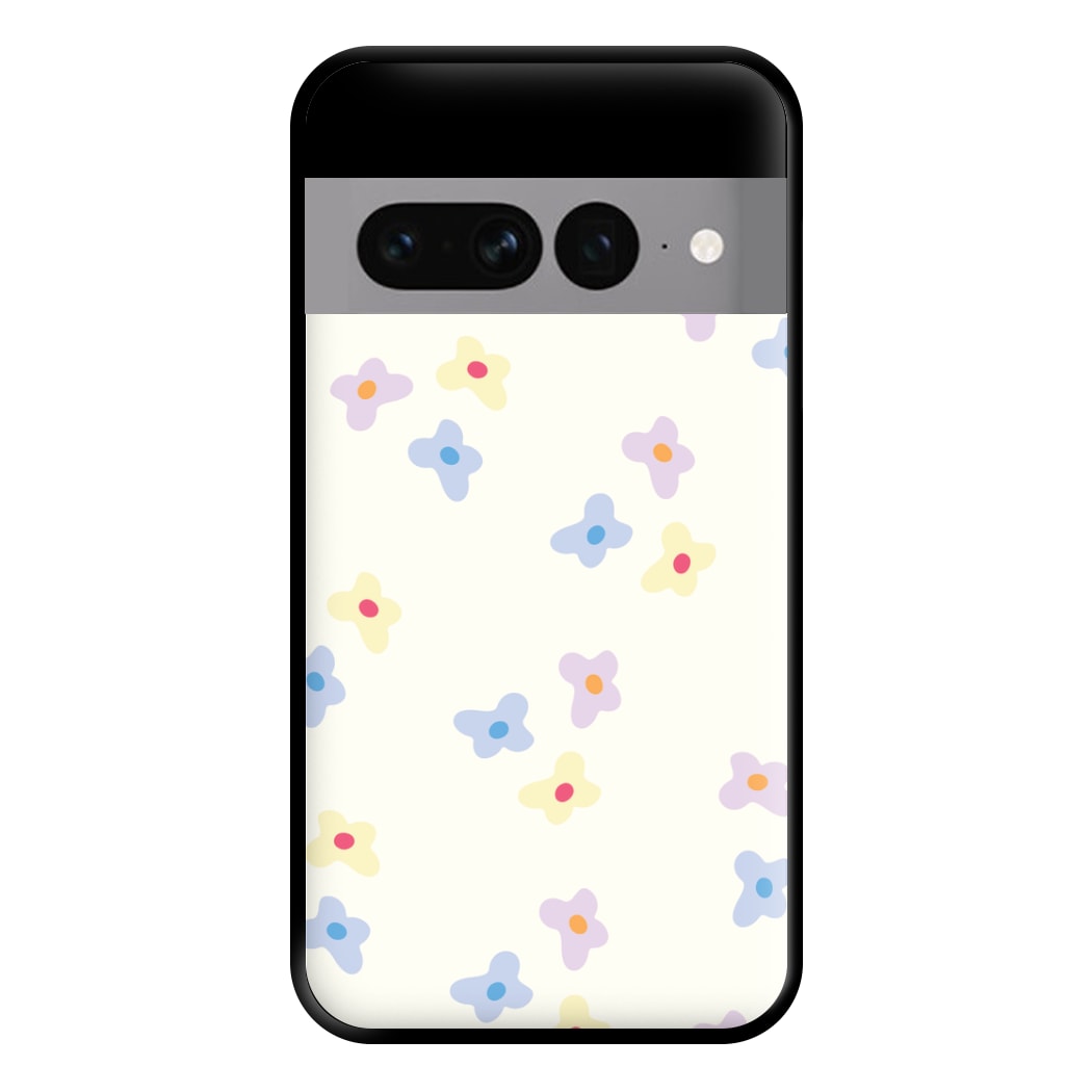 Pastel Flowers Pattern Phone Case for Google Pixel 7 Pro