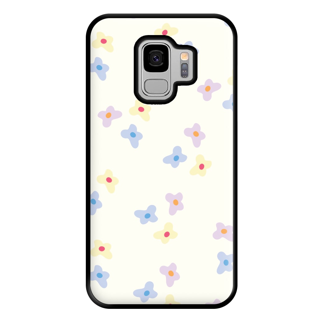 Pastel Flowers Pattern Phone Case for Galaxy S9 Plus