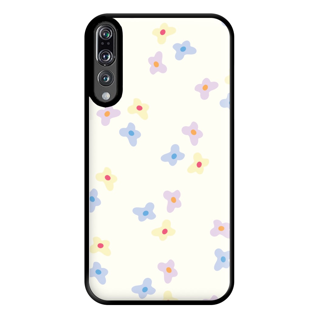 Pastel Flowers Pattern Phone Case for Huawei P20 Pro
