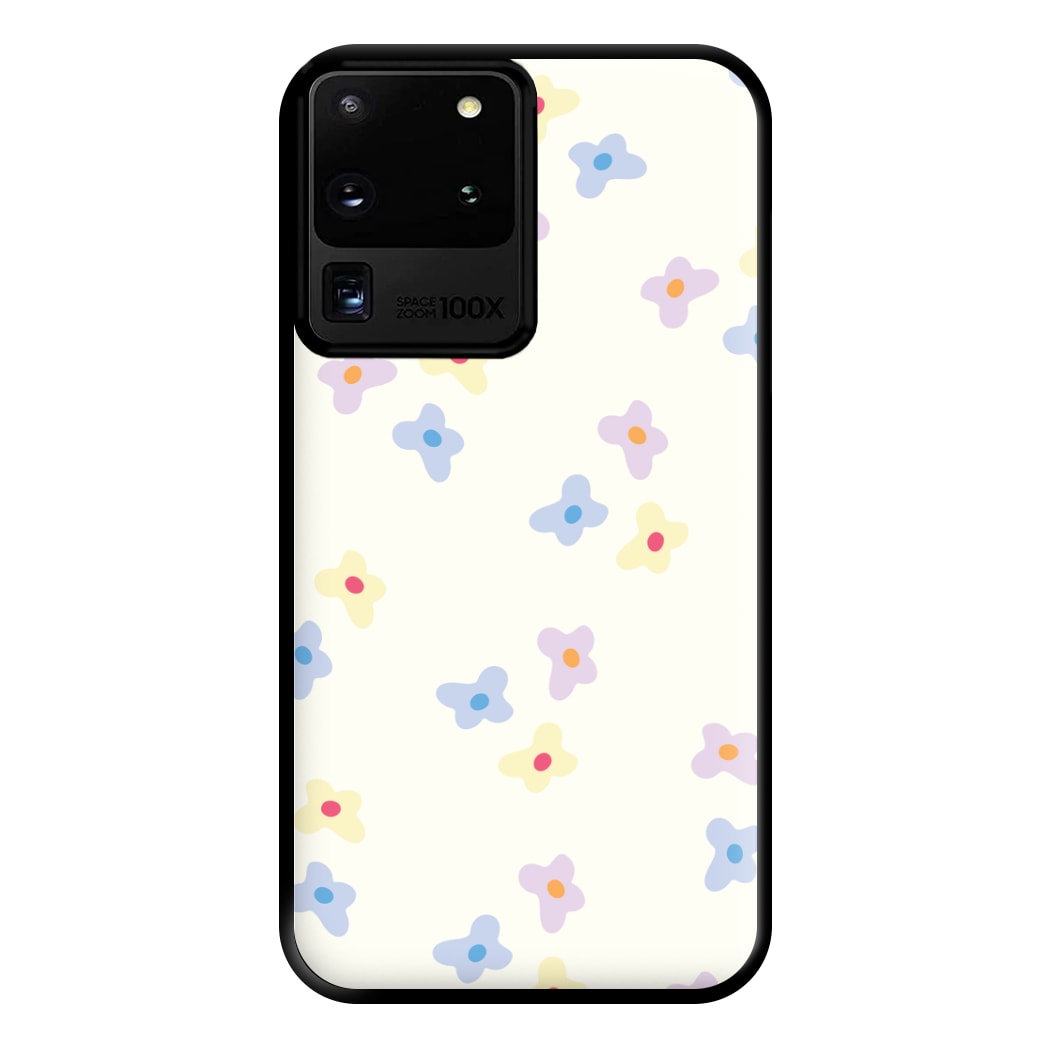 Pastel Flowers Pattern Phone Case for Galaxy S20 Ultra