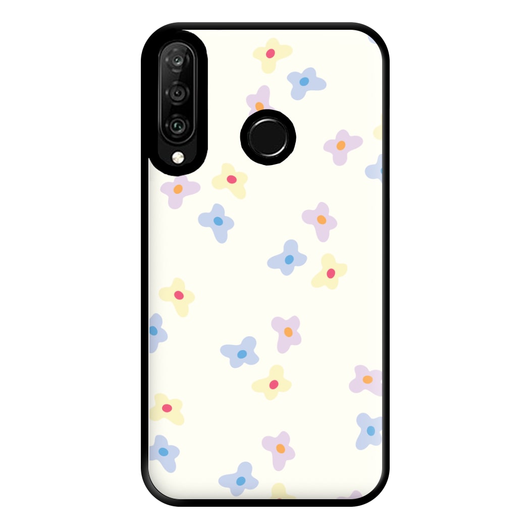 Pastel Flowers Pattern Phone Case for Huawei P30 Lite