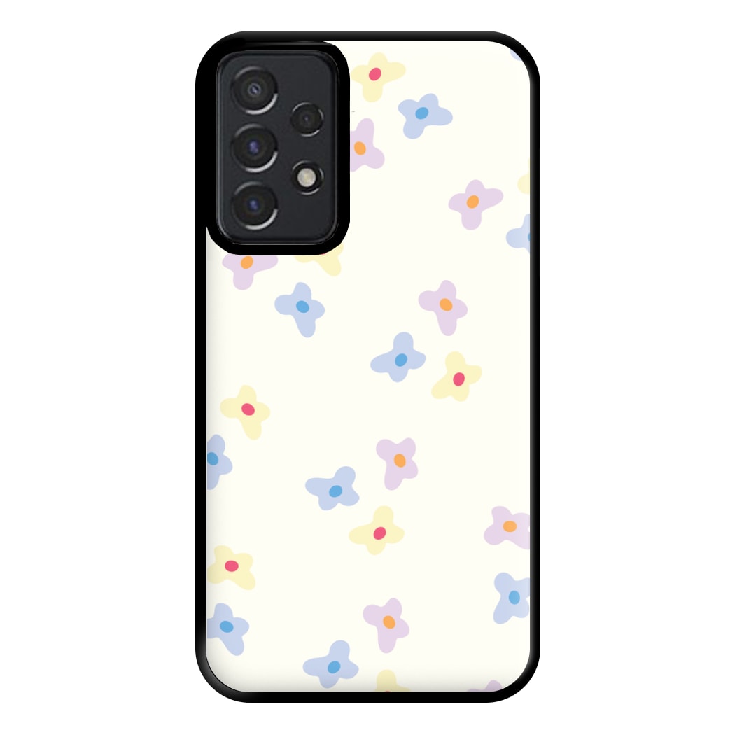 Pastel Flowers Pattern Phone Case for Galaxy A52 / A52s