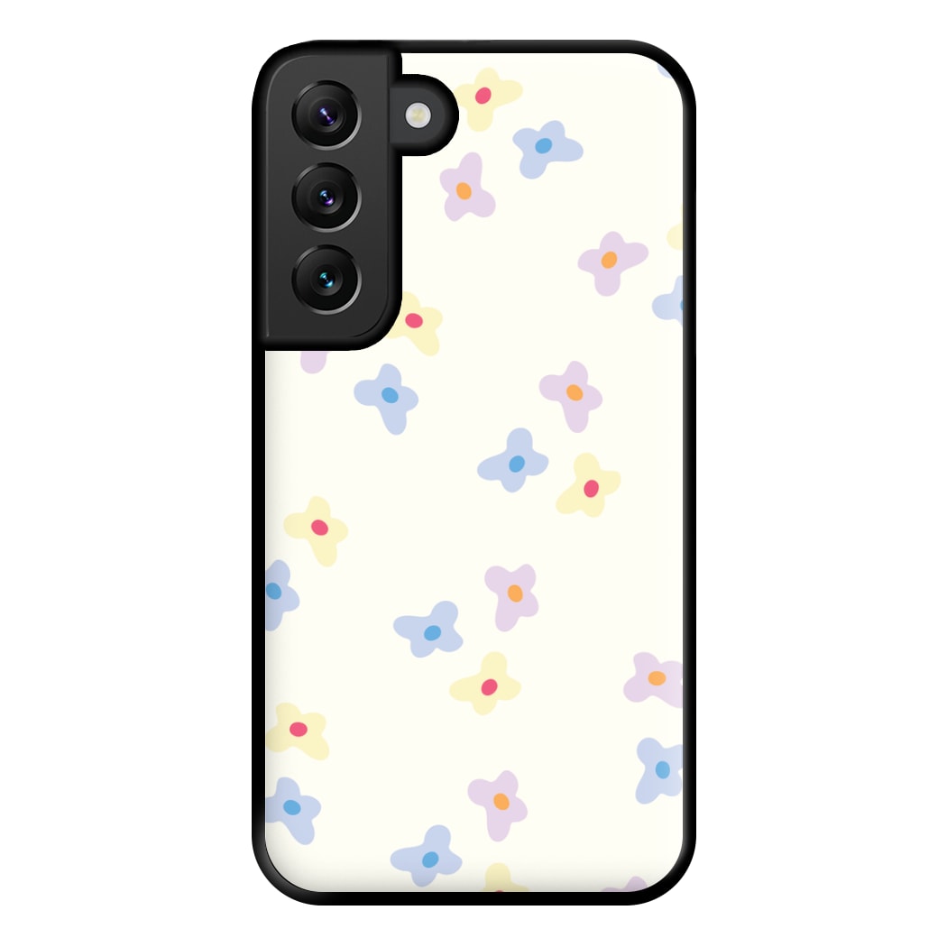 Pastel Flowers Pattern Phone Case for Galaxy S22 Plus