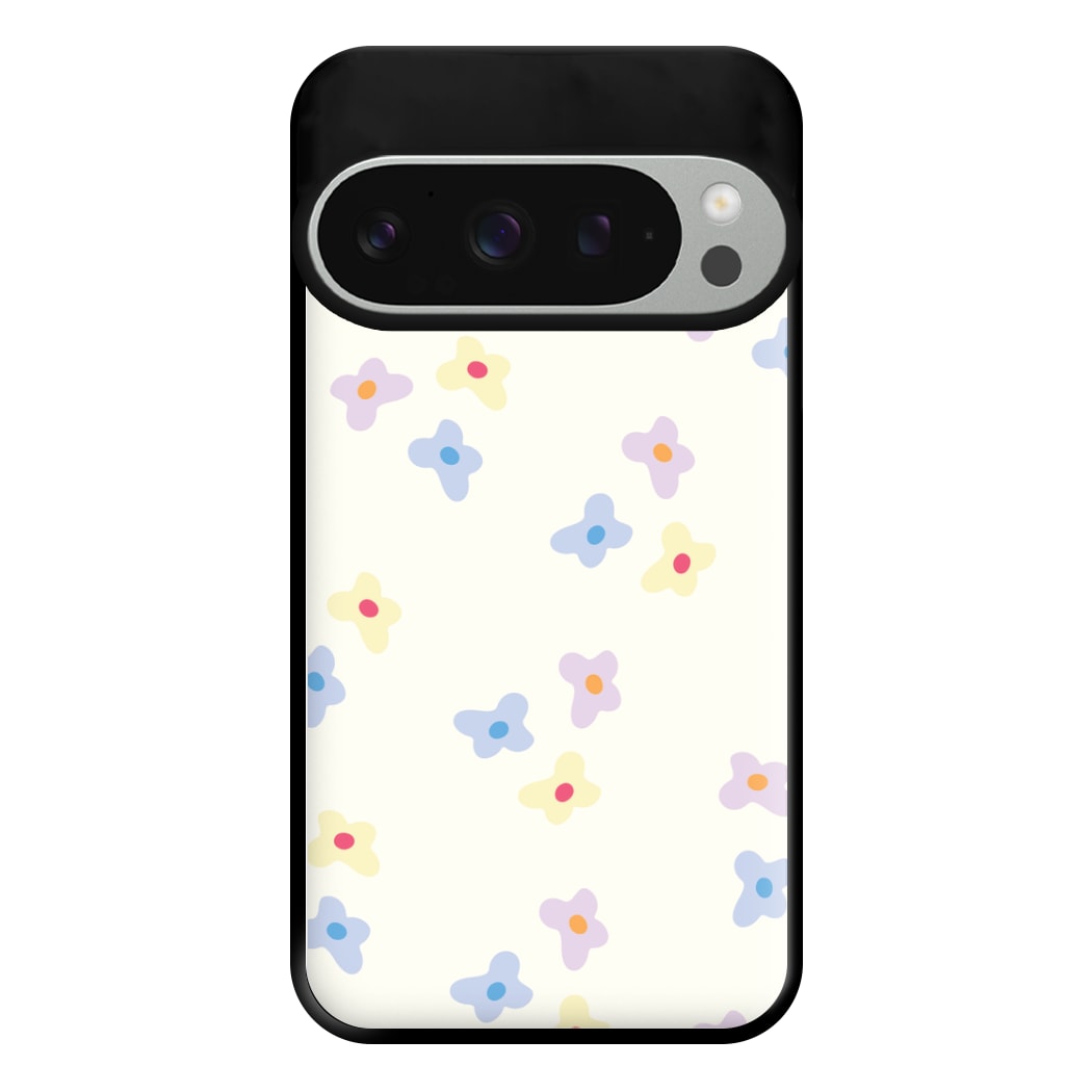 Pastel Flowers Pattern Phone Case for Google Pixel 9 Pro XL