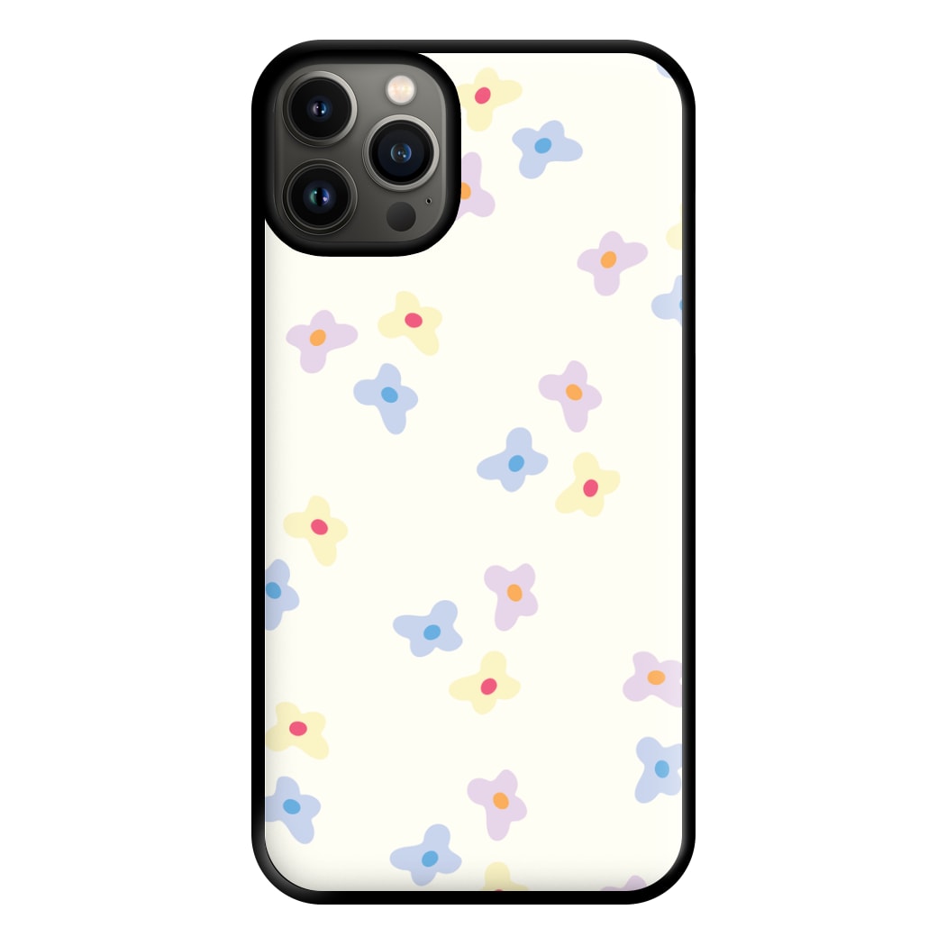 Pastel Flowers Pattern Phone Case for iPhone 13
