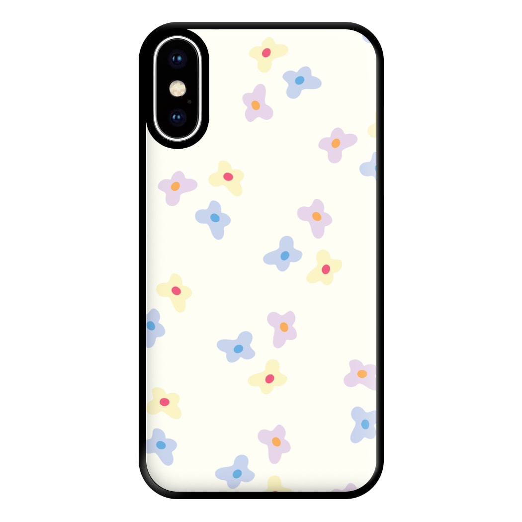 Pastel Flowers Pattern Phone Case for iPhone XS Max