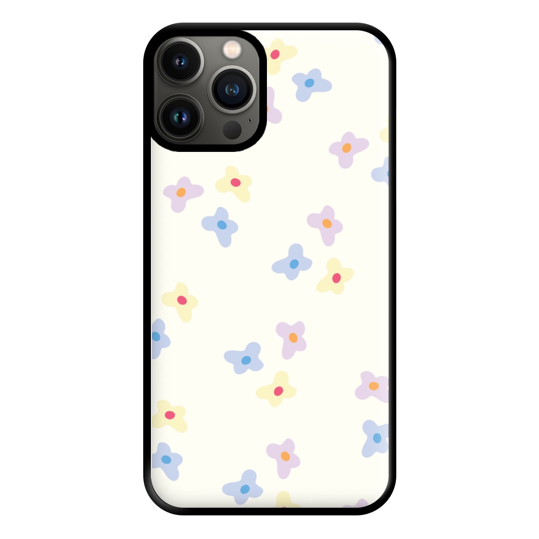Pastel Flowers Pattern Phone Case for iPhone 11 Pro Max