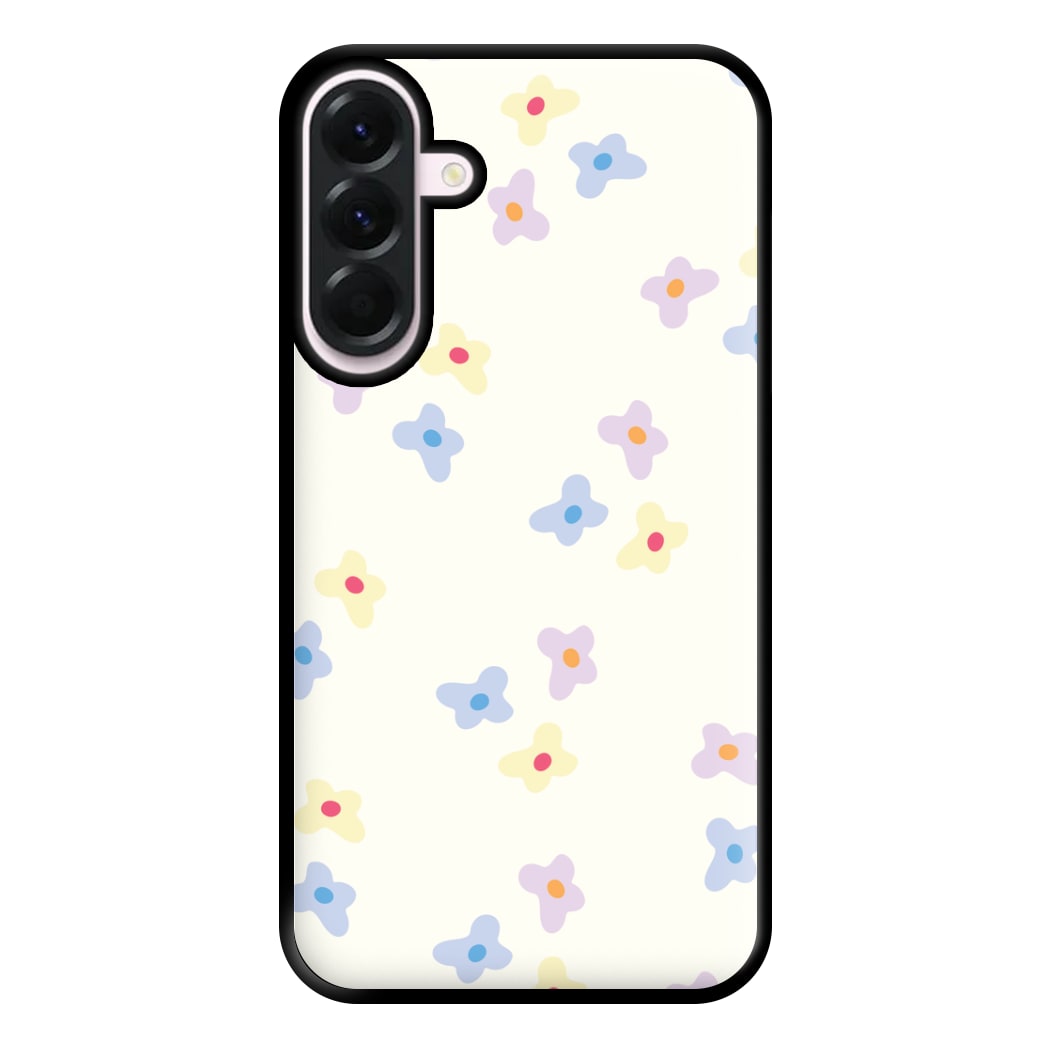 Pastel Flowers Pattern Phone Case for Galaxy A36