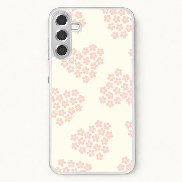 Flower Hearts Pattern Phone Case for Galaxy A37
