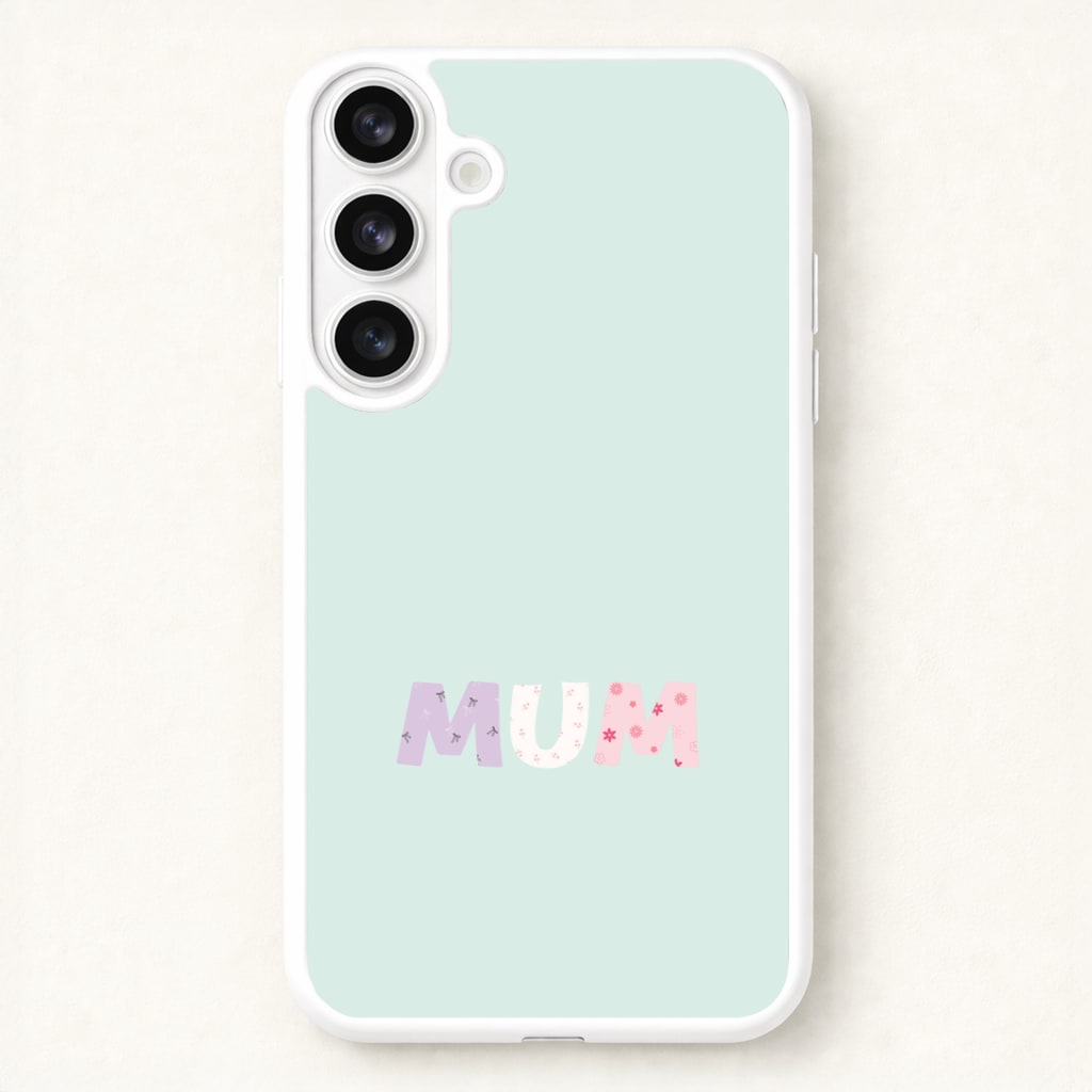 Mum Patchwork Phone Case for Galaxy S26