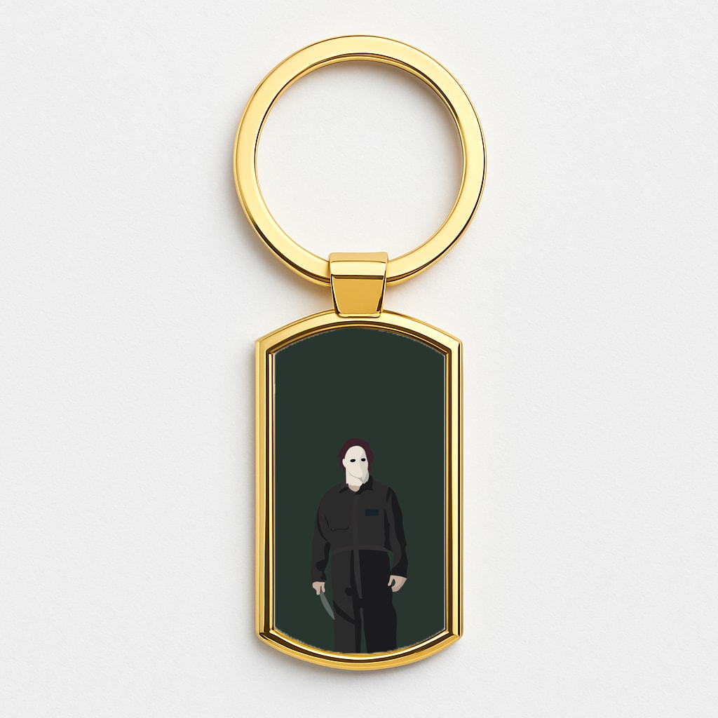Knife - Myers Gold Keyring
