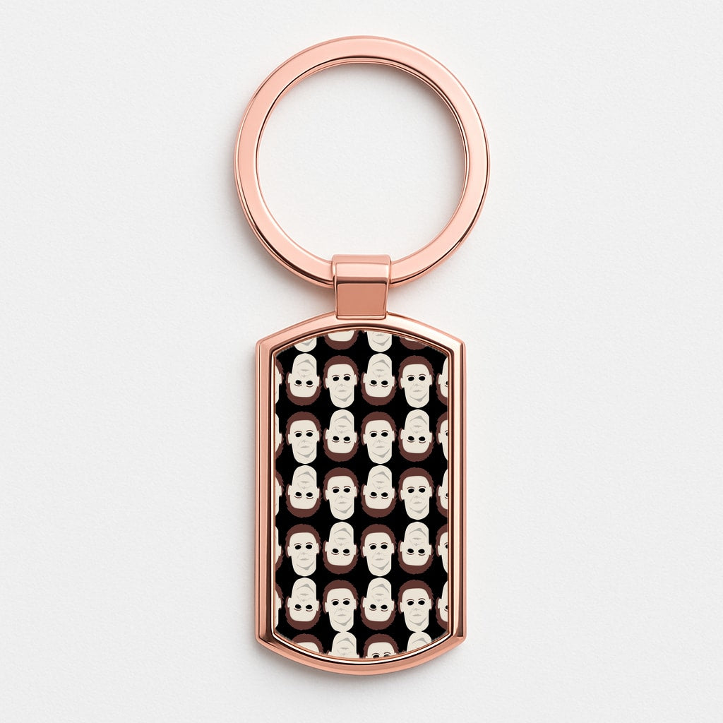 Collage - Michael Myers Rose Gold Keyring