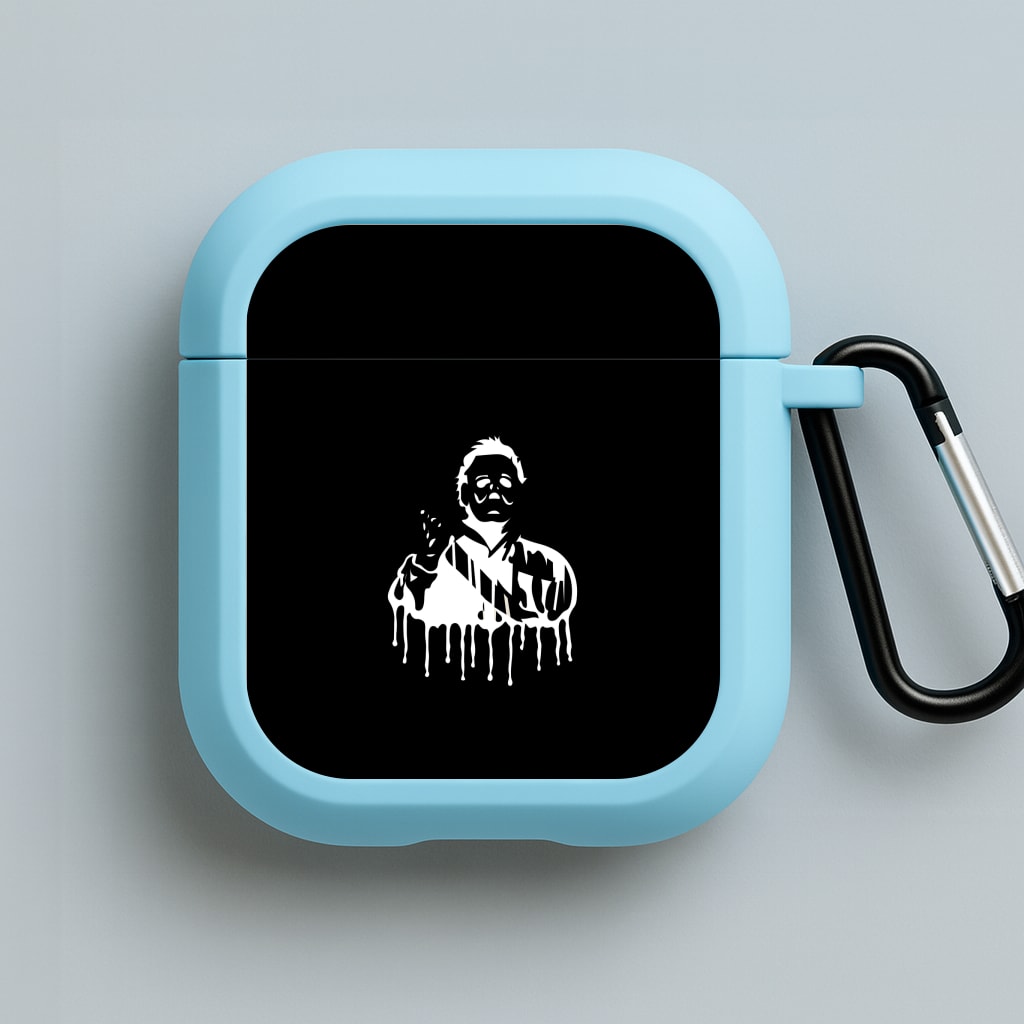 Black & White - Myers Blue AirPods Case