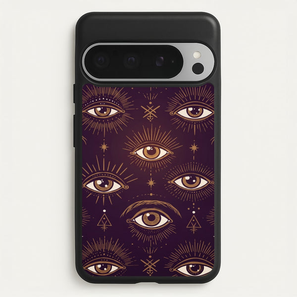 Mystic Golden Eyes Phone Case - Google Pixel 9 Pro XL / Standard