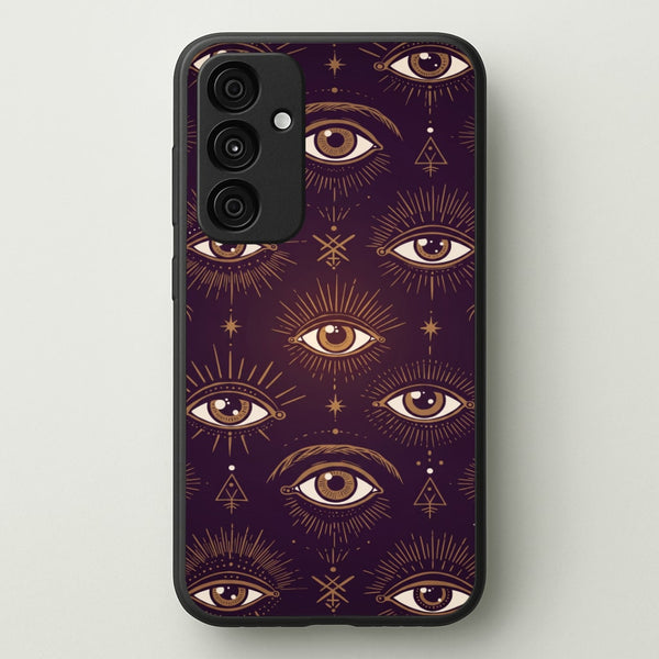 Mystic Golden Eyes Phone Case - Galaxy A55 / Standard