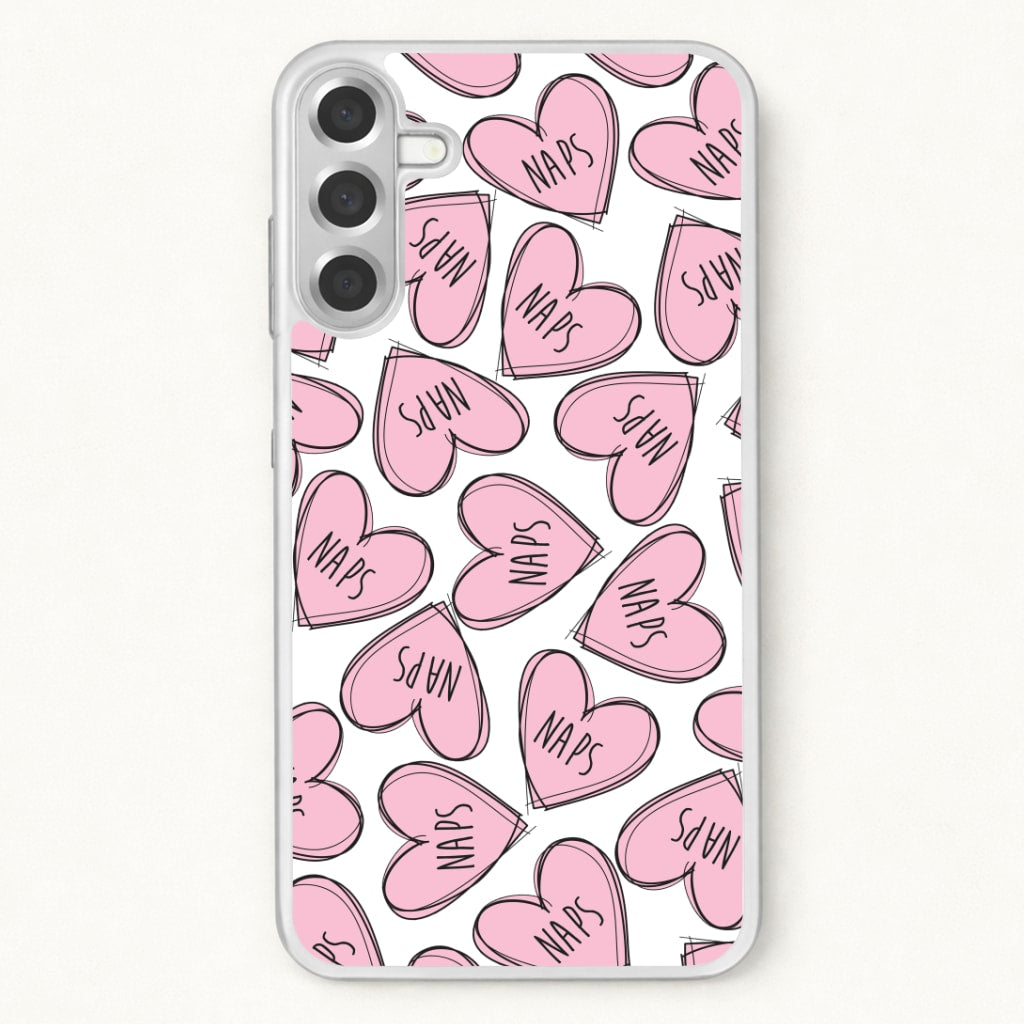 Nap Hearts, Tumblr Inspired Phone Case for Galaxy A17