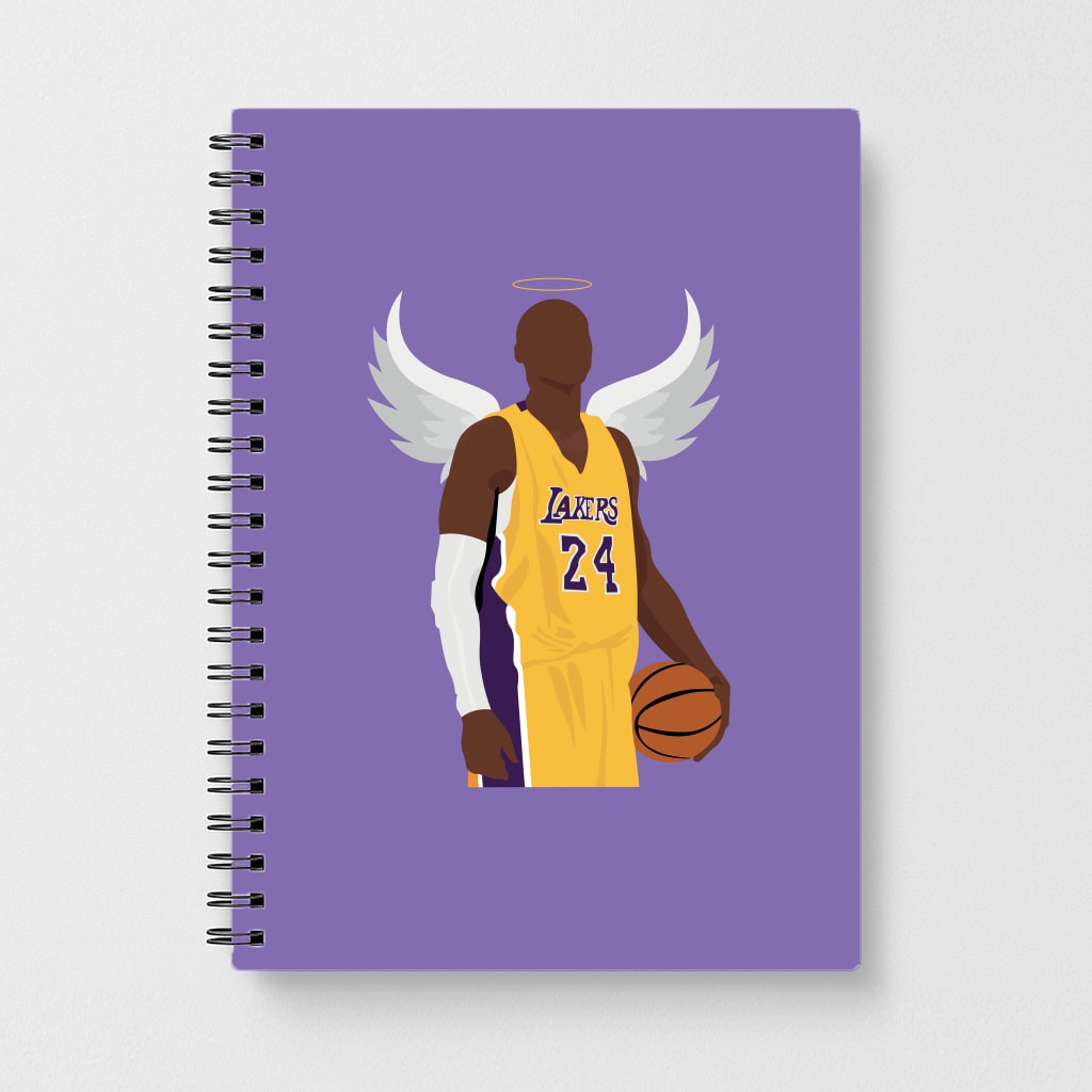 Kobe with wings - Basketball Notebook