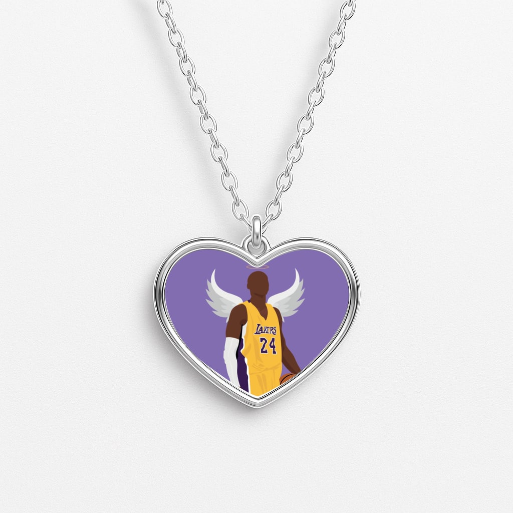 Kobe with wings - Basketball Necklace