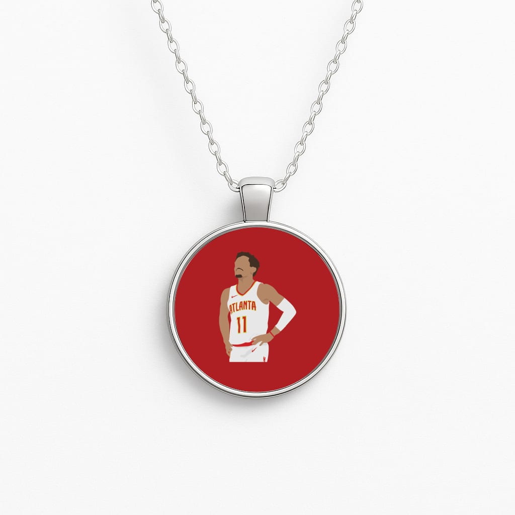 Young - Basketball Circle Necklace