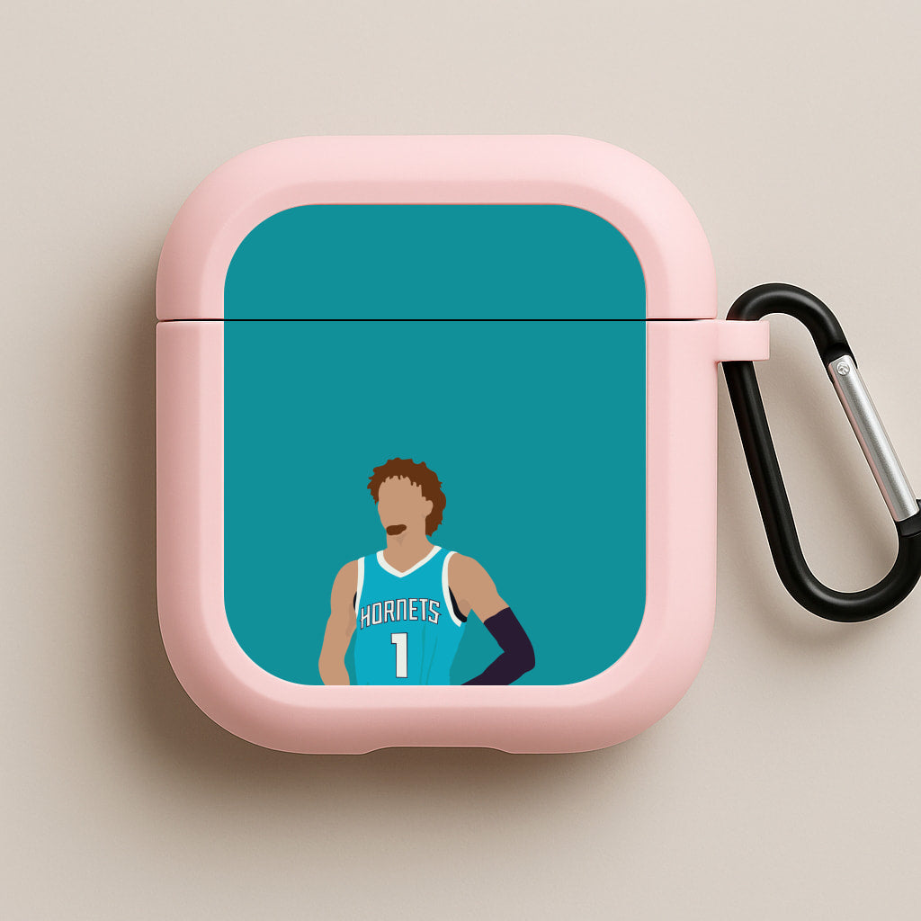 Lamelo - Basketball Pink AirPods Case