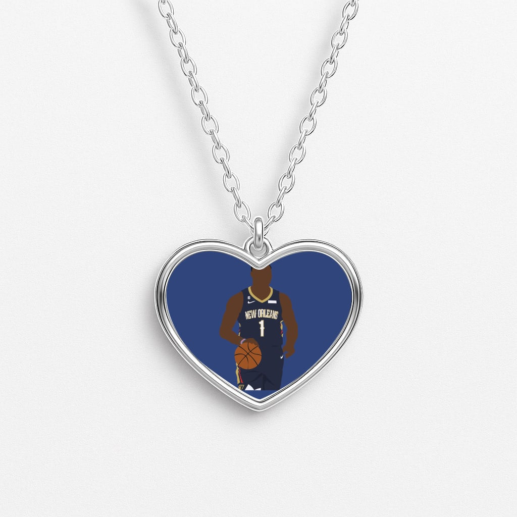 Williamson - Basketball Heart Necklace