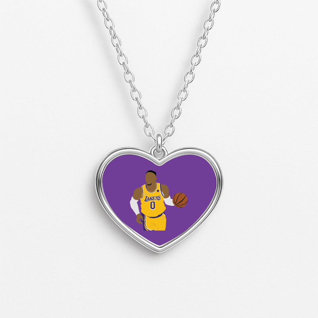 Young - Basketball Heart Necklace