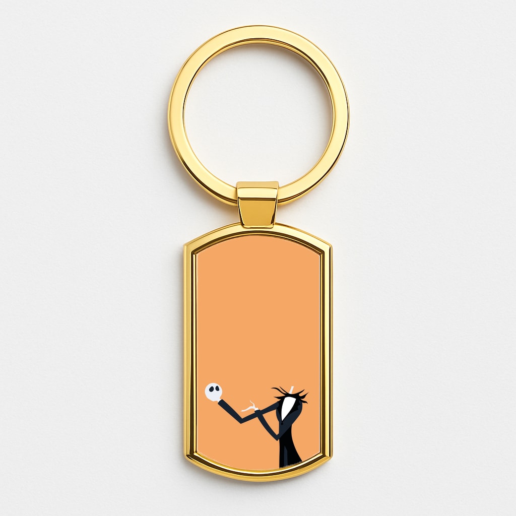 Headless Jack Skellington - TNBC Gold Keyring