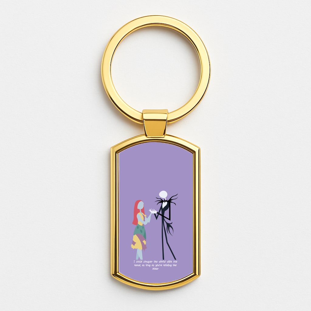 I Could Conquer The World - TNBC Gold Keyring