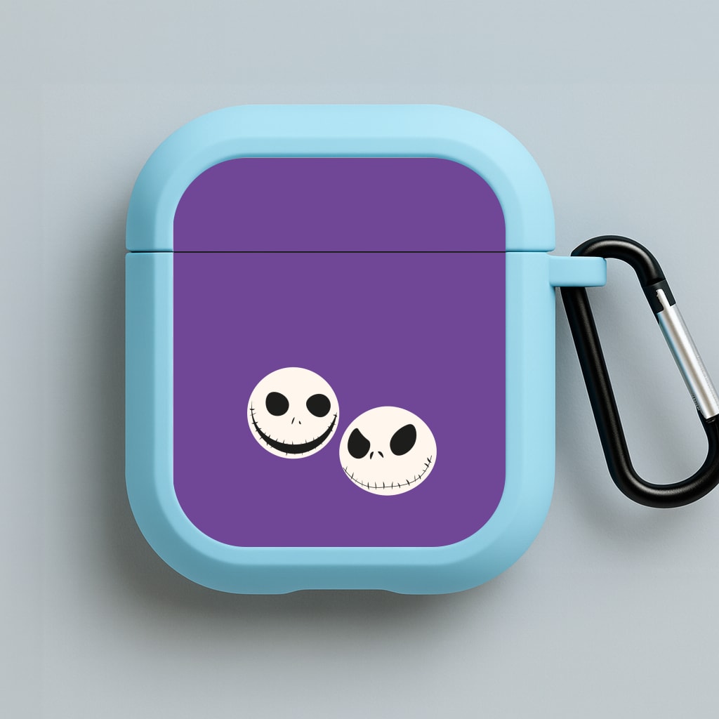 Skellington Heads - TNBC Blue AirPods Case
