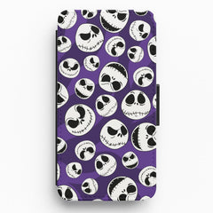 Skull Pattern Flip / Wallet Phone Case